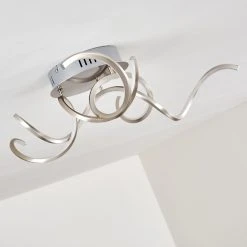 Hofstein Moskau Deckenleuchte LED Nickel-Matt, 1-flammig -LED Leuchten Verkäufe 2022 moskau deckenleuchte h169309 6