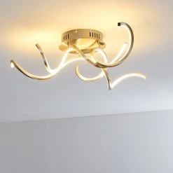 Hofstein Moskau Deckenleuchte LED Nickel-Matt, 1-flammig -LED Leuchten Verkäufe 2022 moskau deckenleuchte h169309 7