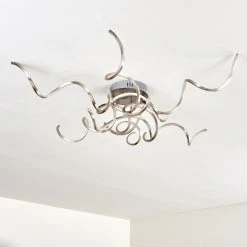 Hofstein Moskau Deckenleuchte LED Nickel-Matt, 6-flammig -LED Leuchten Verkäufe 2022 moskau deckenleuchte h169316 5