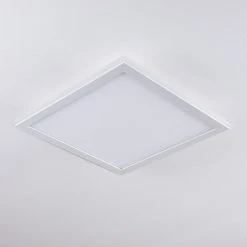 Hofstein Mota Deckenpanel LED Wei&szlig;, 1-flammig, Fernbedienung, Farbwechsler -LED Leuchten Verkäufe 2022 mota deckenpanel h3415931 7