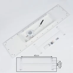 Hofstein Mota LED Panel Wei&szlig;, 1-flammig, Fernbedienung, Farbwechsler -LED Leuchten Verkäufe 2022 mota led panel h3415894 4