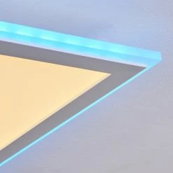 Hofstein Mota LED Panel Wei&szlig;, 1-flammig, Fernbedienung, Farbwechsler -LED Leuchten Verkäufe 2022 mota led panel h3415894 5