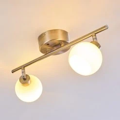 Hofstein Motala Deckenleuchte LED Nickel-Matt, 2-flammig, Fernbedienung, Farbwechsler -LED Leuchten Verkäufe 2022 motala deckenleuchte h3298268 do1 10