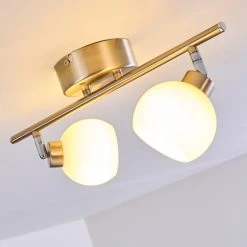 Hofstein Motala Deckenleuchte LED Nickel-Matt, 2-flammig, Fernbedienung, Farbwechsler -LED Leuchten Verkäufe 2022 motala deckenleuchte h3298268 do1 13