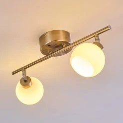 Hofstein Motala Deckenleuchte LED Nickel-Matt, 2-flammig, Fernbedienung, Farbwechsler -LED Leuchten Verkäufe 2022 motala deckenleuchte h3298268 do1 20