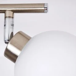 Hofstein Motala Deckenleuchte LED Nickel-Matt, 2-flammig, Fernbedienung, Farbwechsler -LED Leuchten Verkäufe 2022 motala deckenleuchte h3298268 do1 9