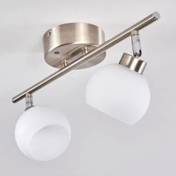 Hofstein Motala Deckenleuchte LED Nickel-Matt, 2-flammig, Fernbedienung, Farbwechsler -LED Leuchten Verkäufe 2022 motala deckenleuchte h3299944 do2 11