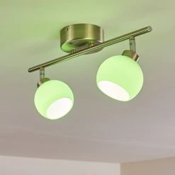 Hofstein Motala Deckenleuchte LED Nickel-Matt, 2-flammig, Fernbedienung, Farbwechsler -LED Leuchten Verkäufe 2022 motala deckenleuchte h3299944 do2 16