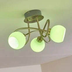 Hofstein Motala Deckenleuchte LED Nickel-Matt, 3-flammig, Fernbedienung, Farbwechsler -LED Leuchten Verkäufe 2022 motala deckenleuchte h3299975 do2 16