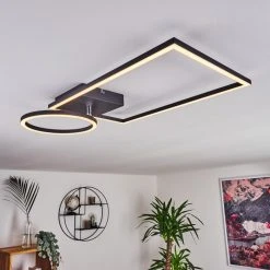 Hofstein Moya Deckenleuchte LED Schwarz, 1-flammig -LED Leuchten Verkäufe 2022 moya deckenleuchte h3416426 10