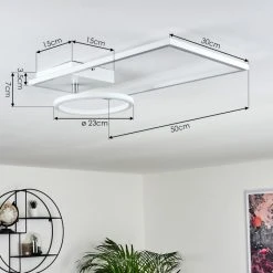 Hofstein Moya Deckenleuchte LED Wei&szlig;, 1-flammig -LED Leuchten Verkäufe 2022 moya deckenleuchte h3419946 3