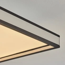 Hofstein Nabbas Deckenpanel LED Schwarz, 1-flammig, Fernbedienung -LED Leuchten Verkäufe 2022 nabbas deckenpanel h3580479 5