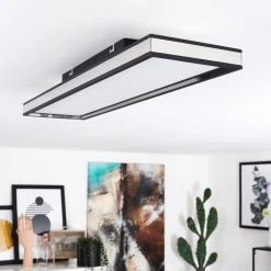 Hofstein Nabbas Deckenpanel LED Schwarz, 1-flammig -LED Leuchten Verkäufe 2022 nabbas deckenpanel h3580493 4