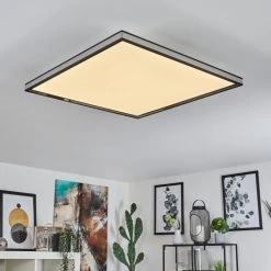 Hofstein Nabbas Deckenpanel LED Schwarz, 1-flammig -LED Leuchten Verkäufe 2022 nabbas deckenpanel h3582046 6