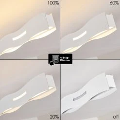 Hofstein Nagold Deckenleuchte LED Wei&szlig;, 1-flammig -LED Leuchten Verkäufe 2022 nagold deckenleuchte h3307359 7