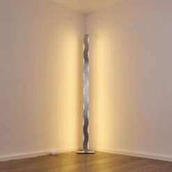 Hofstein Nagold Stehleuchte LED Nickel-Matt, Chrom, 1-flammig -LED Leuchten Verkäufe 2022 nagold stehleuchte h3307373 4