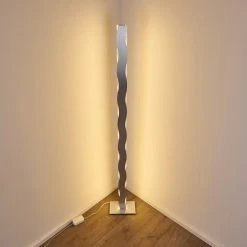 Hofstein Nagold Stehleuchte LED Nickel-Matt, Chrom, 1-flammig -LED Leuchten Verkäufe 2022 nagold stehleuchte h3307373 6