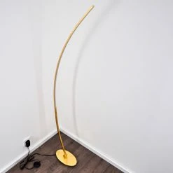 Hofstein Nagu Stehleuchte LED Gold, 1-flammig -LED Leuchten Verkäufe 2022 nagu stehleuchte h3098516 do4 15