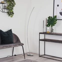 Hofstein Nagu Stehleuchte LED Nickel-Matt, 1-flammig -LED Leuchten Verkäufe 2022 nagu stehleuchte h3375099 7