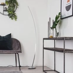 Hofstein Nagu Stehleuchte LED Nickel-Matt, 1-flammig -LED Leuchten Verkäufe 2022 nagu stehleuchte h3375099 9