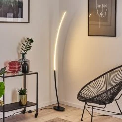 Hofstein Nagu Stehleuchte LED Schwarz, 1-flammig -LED Leuchten Verkäufe 2022 nagu stehleuchte h3375105 10