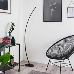 Hofstein Nagu Stehleuchte LED Schwarz, 1-flammig -LED Leuchten Verkäufe 2022 nagu stehleuchte h3375105 9