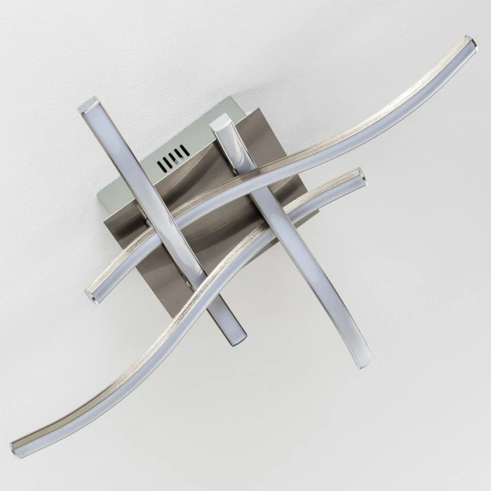 Hofstein Nanaimo Deckenleuchte LED Nickel-Matt, 4-flammig 12 Hofstein Nanaimo Deckenleuchte LED Nickel-Matt, 4-flammig – Bild 12