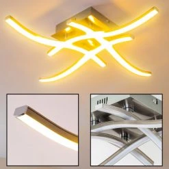 Hofstein Nanaimo Deckenleuchte LED Nickel-Matt, 4-flammig 20 Hofstein Nanaimo Deckenleuchte LED Nickel-Matt, 4-flammig -LED Leuchten Verkäufe 2022 nanaimo deckenleuchte h3008218 2