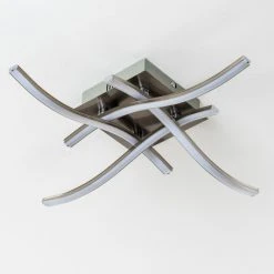 Hofstein Nanaimo Deckenleuchte LED Nickel-Matt, 4-flammig 23 Hofstein Nanaimo Deckenleuchte LED Nickel-Matt, 4-flammig -LED Leuchten Verkäufe 2022 nanaimo deckenleuchte h3008218 5