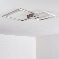 Hofstein Narpes Deckenleuchte LED Nickel-Matt, 1-flammig -LED Leuchten Verkäufe 2022 narpes deckenleuchte h3297124 do1 16