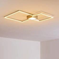 Hofstein Narpes Deckenleuchte LED Nickel-Matt, 1-flammig -LED Leuchten Verkäufe 2022 narpes deckenleuchte h3297124 do1 18