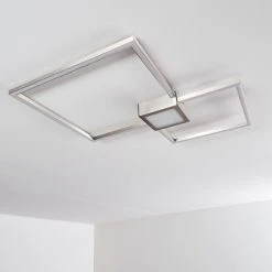 Hofstein Narpes Deckenleuchte LED Nickel-Matt, 1-flammig -LED Leuchten Verkäufe 2022 narpes deckenleuchte h3297124 do1 19