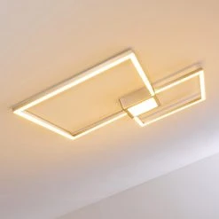 Hofstein Narpes Deckenleuchte LED Nickel-Matt, 1-flammig -LED Leuchten Verkäufe 2022 narpes deckenleuchte h3297124 do1 6