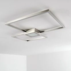 Hofstein Narpes Deckenleuchte LED Nickel-Matt, 1-flammig -LED Leuchten Verkäufe 2022 narpes deckenleuchte h3311837 15