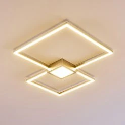 Hofstein Narpes Deckenleuchte LED Nickel-Matt, 1-flammig -LED Leuchten Verkäufe 2022 narpes deckenleuchte h3311837 9