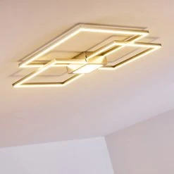 Hofstein Narpes Deckenleuchte LED Nickel-Matt, 1-flammig -LED Leuchten Verkäufe 2022 narpes deckenleuchte h3311851 12