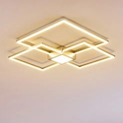 Hofstein Narpes Deckenleuchte LED Nickel-Matt, 1-flammig -LED Leuchten Verkäufe 2022 narpes deckenleuchte h3311851 14