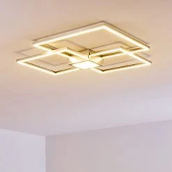 Hofstein Narpes Deckenleuchte LED Nickel-Matt, 1-flammig -LED Leuchten Verkäufe 2022 narpes deckenleuchte h3311851 17