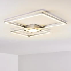 Hofstein Narpes Deckenleuchte LED Nickel-Matt, 1-flammig -LED Leuchten Verkäufe 2022 narpes deckenleuchte h3322413 15