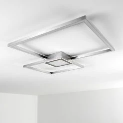 Hofstein Narpes Deckenleuchte LED Nickel-Matt, 1-flammig -LED Leuchten Verkäufe 2022 narpes deckenleuchte h3322413 16