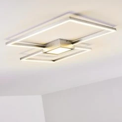Hofstein Narpes Deckenleuchte LED Nickel-Matt, 1-flammig -LED Leuchten Verkäufe 2022 narpes deckenleuchte h3322413 17