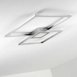 Hofstein Narpes Deckenleuchte LED Nickel-Matt, 1-flammig -LED Leuchten Verkäufe 2022 narpes deckenleuchte h3322413 8