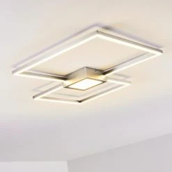 Hofstein Narpes Deckenleuchte LED Nickel-Matt, 1-flammig -LED Leuchten Verkäufe 2022 narpes deckenleuchte h3322413 9