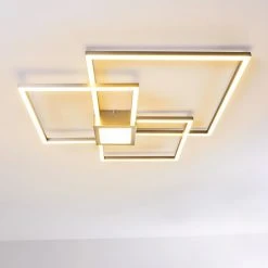 Hofstein Narpes Deckenleuchte LED Nickel-Matt, 1-flammig -LED Leuchten Verkäufe 2022 narpes deckenleuchte h3322437 10