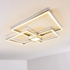 Hofstein Narpes Deckenleuchte LED Nickel-Matt, 1-flammig -LED Leuchten Verkäufe 2022 narpes deckenleuchte h3322437 17