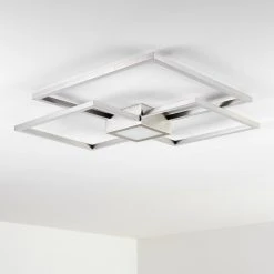 Hofstein Narpes Deckenleuchte LED Nickel-Matt, 1-flammig -LED Leuchten Verkäufe 2022 narpes deckenleuchte h3322437 18