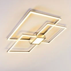 Hofstein Narpes Deckenleuchte LED Nickel-Matt, 1-flammig -LED Leuchten Verkäufe 2022 narpes deckenleuchte h3322437 2