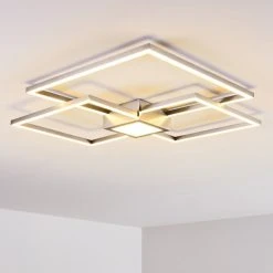 Hofstein Narpes Deckenleuchte LED Nickel-Matt, 1-flammig -LED Leuchten Verkäufe 2022 narpes deckenleuchte h3322437 5