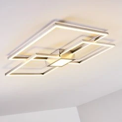 Hofstein Narpes Deckenleuchte LED Nickel-Matt, 1-flammig -LED Leuchten Verkäufe 2022 narpes deckenleuchte h3322437 8