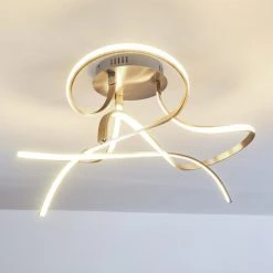 Hofstein Narwa Deckenleuchte LED Nickel-Matt, 1-flammig -LED Leuchten Verkäufe 2022 narwa deckenleuchte h3023716 12